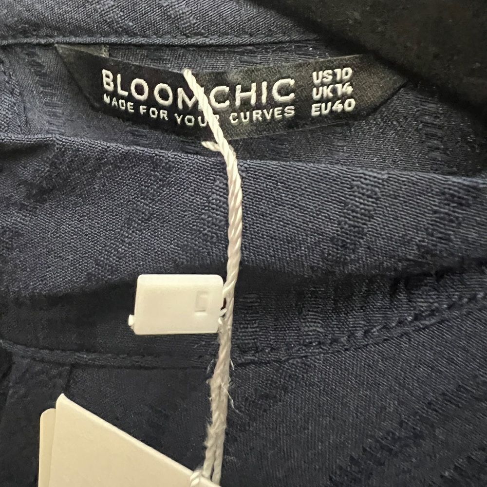 Bloomchic Long Sleeve Knee Length Navy - Picture 4 of 9